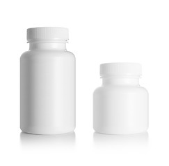 Image showing Blank medicine bottle