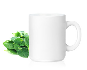 Image showing White ceramic mug
