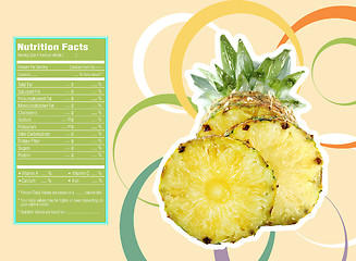 Image showing Pineapple nutrition facts