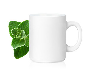 Image showing White ceramic mug