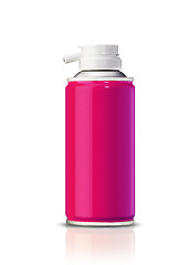 Image showing Aluminum spray can