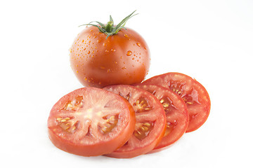 Image showing Fresh red tomato