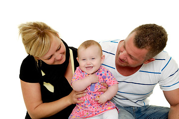 Image showing Happy smiling and laughing family