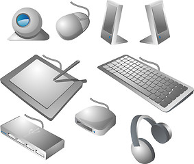 Image showing Computer peripherals