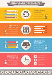 Image showing Ecology Infographic Template.