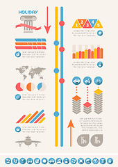 Image showing Travel Infographic Template.