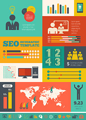 Image showing Social Media Infographic Template.