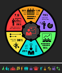 Image showing Business Infographic Template.