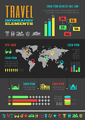 Image showing Travel Infographic Template.