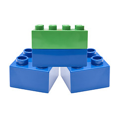 Image showing colorful building block