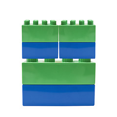 Image showing colorful building block