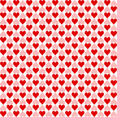 Image showing Seamless Hearts Pattern