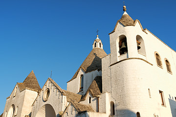 Image showing San Antonio trullo church in Alberobello, Italy