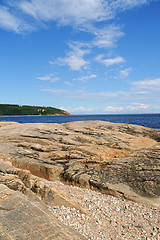 Image showing The coast near Tadoussac, Canada