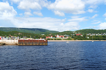 Image showing The small town of Tadoussac, Canada