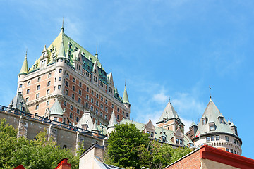 Image showing Chateau Frontenac Hotel in Quebec City, Canada