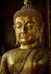 Image showing Old statue of Buddha