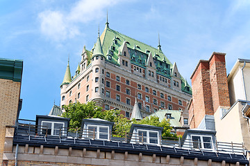 Image showing Chateau Frontenac Hotel in Quebec City, Canada