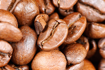 Image showing Coffee beans background