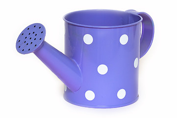 Image showing The tin watering can.