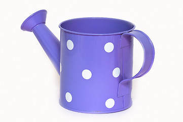 Image showing The tin watering can.