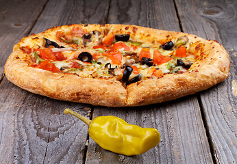 Image showing Hot Pizza