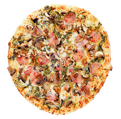 Image showing Mushrooms Pizza