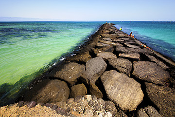 Image showing windsurf  sky   arrecife teguise 