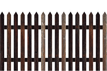 Image showing isolated model of fence