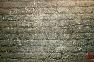 Image showing abstract weathered brick wall