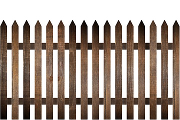 Image showing rural wood fence