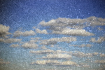Image showing abstract blue sky backdrop