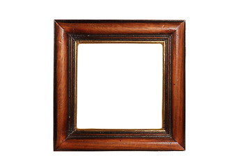 Image showing ancient beautiful wood frame