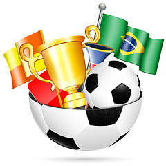 Image showing Soccer Items