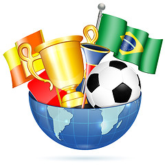 Image showing Soccer Items