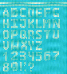 Image showing Textile vector alphabet