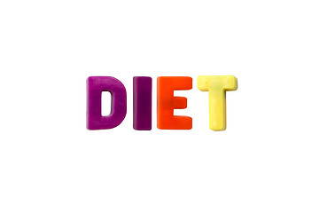 Image showing Letter magnets DIET