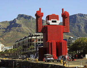 Image showing Coca-cola-crate man