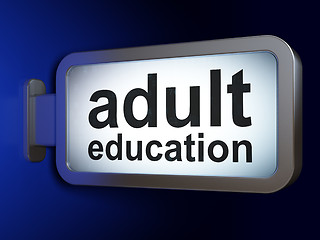 Image showing Education concept: Adult Education on billboard background