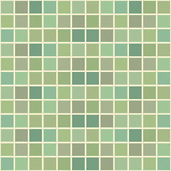 Image showing small tiles green