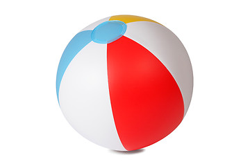 Image showing Isolated beach ball