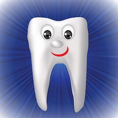 Image showing cheerful tooth