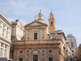 Image showing Chiesa del Gesu in Genoa