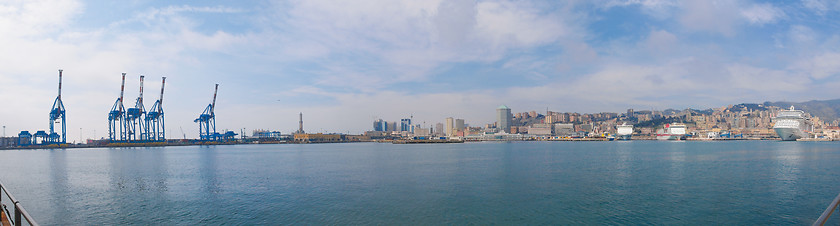 Image showing Genoa panorama