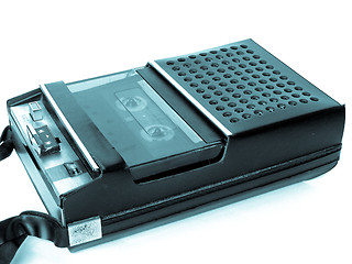 Image showing Tape cassette recorder