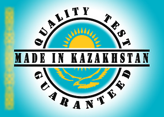 Image showing Quality test guaranteed stamp 