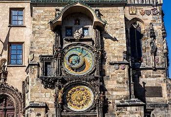 Image showing The Prague astronomical clock, or Prague orloj