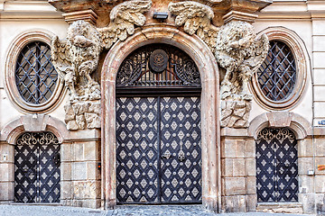 Image showing Entrance of italy embassy in Prague