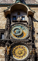 Image showing The Prague astronomical clock, or Prague orloj