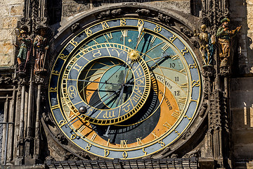 Image showing The Prague astronomical clock, or Prague orloj